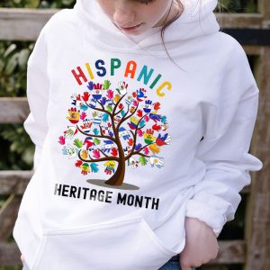 National Hispanic Heritage Month Hand Flag Tree Roots Latino Hoodie 2 2 2