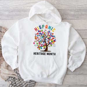 National Hispanic Heritage Month Hand Flag Tree Roots Latino Hoodie 2 3 1