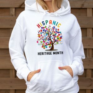 National Hispanic Heritage Month Hand Flag Tree Roots Latino Hoodie 2 3 3