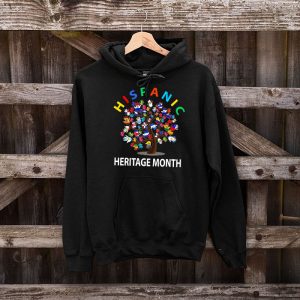 National Hispanic Heritage Month Hand Flag Tree Roots Latino Hoodie 2 5