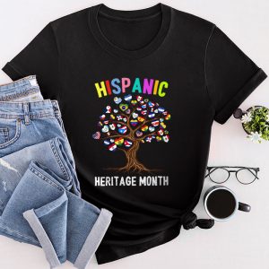 Hispanic Heritage Month Shirts Hand Flag Tree Roots Latino Special T-Shirt 2