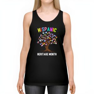 National Hispanic Heritage Month Hand Flag Tree Roots Latino Tank Top 2 1