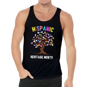 National Hispanic Heritage Month Hand Flag Tree Roots Latino Tank Top 3 1