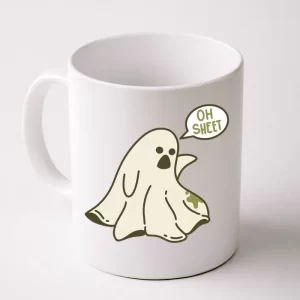 Oh Sheet Ghost Funny Coffee Mug