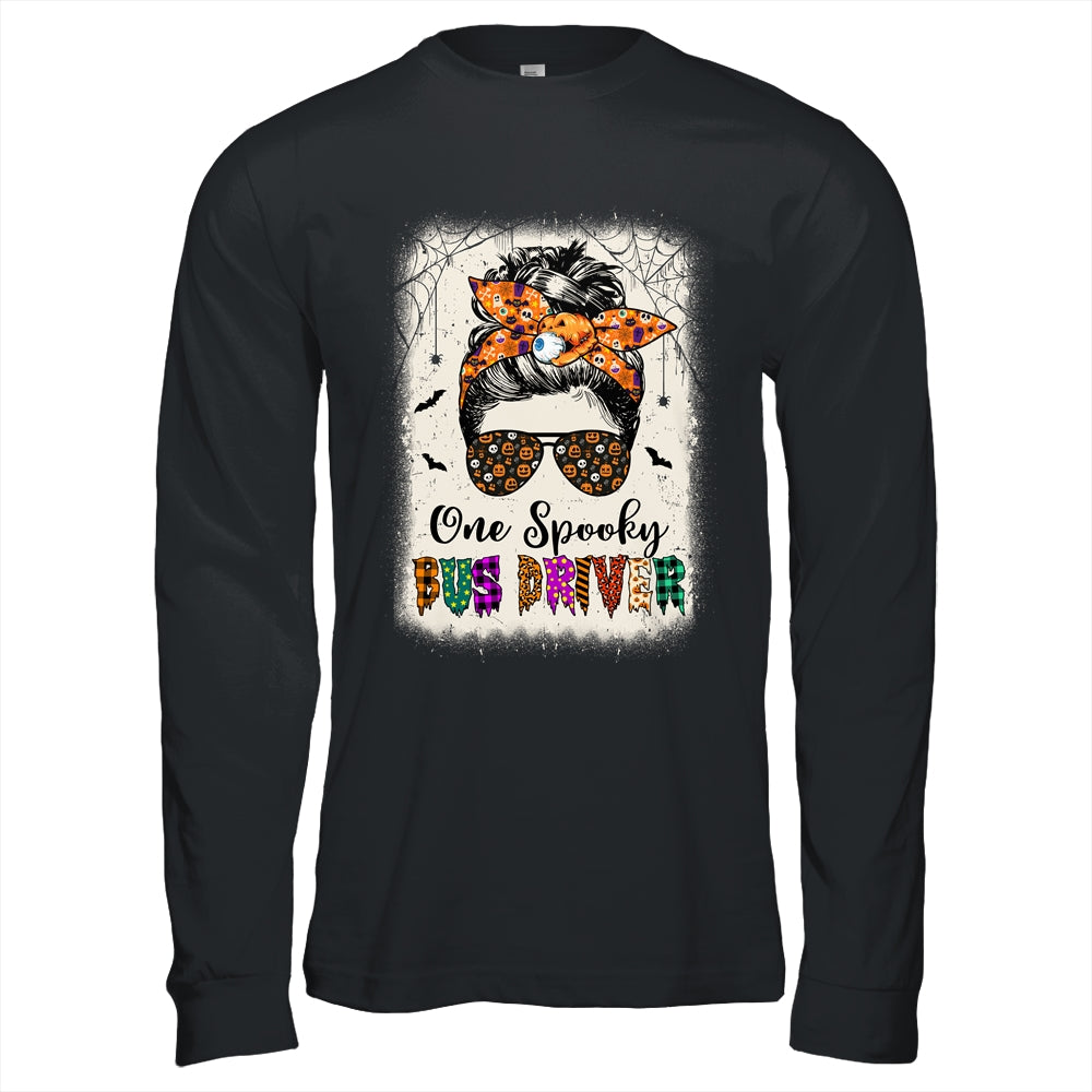 One-Spooky-Bus-Driver-Messy-Bun-Trick-Or-Treat-Halloween-Unisex-T-Shirt-For-Adult-Kids-1 One Spooky Bus Driver Messy Bun Trick Or Treat Halloween Unisex T Shirt For Adult Kids 1