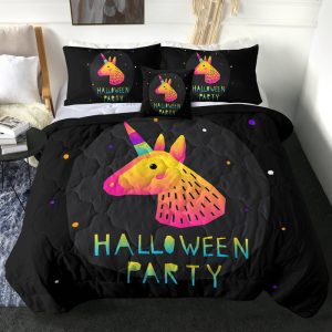 Pieces Halloween Party SWBD Bedding Set Bedroom Decor