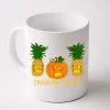 Pineapple Vs. Pumpkin Jack O Lantern Coffee Mug