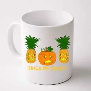 Pineapple Vs. Pumpkin Jack O Lantern Coffee Mug