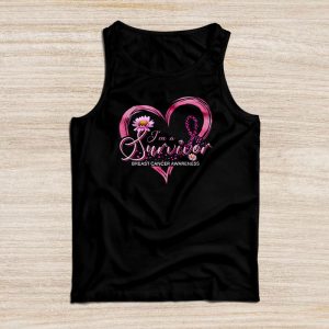 Breast Cancer Survivor Pink Butterfly I’m A Survivor Tank Top 5