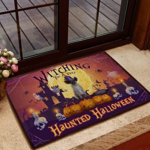 Pug Witching You A Very Haunted Halloween Doormat Welcome Mat