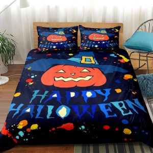 Pumpkin Halloween Bedding Set Bedroom Decor