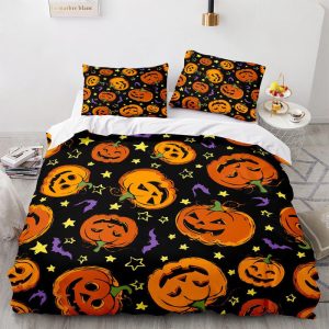 Retro Halloween Bedding & Pillowcase