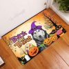 Siberian Husky Halloween Doormat Welcome Mat