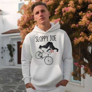 Funny Biden Shirts Sloppy Joe Tee Riding A Bike Hoodie 3