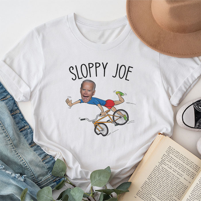 Sloppy Joe Tee Running The Country Is Like Riding A Bike T Shirt 1 4