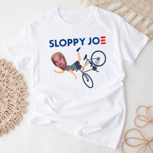 Funny Biden Shirts Running The Country Is Like Riding A Bike T-Shirt 2