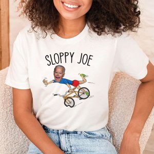 Sloppy Joe Tee Running The Country Is Like Riding A Bike T Shirt 2 4