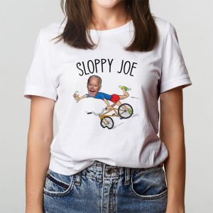 Sloppy Joe Tee Running The Country Is Like Riding A Bike T Shirt 7