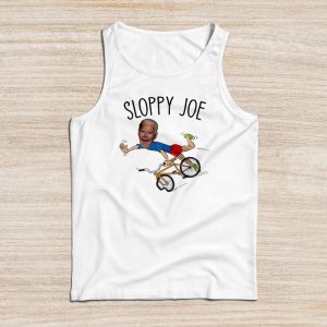 Funny Biden Shirts Running The Country Is Like Riding A Bike Tank Top 1