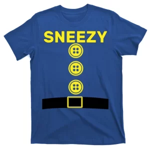 Sneezy Dwarf Halloween Costume Unisex T-Shirt For Adult Kids