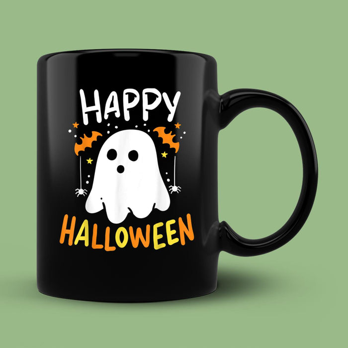 Spooky Ceramic Novelty Coffee Mug Trick Or Treat Halloween Ghost Mug