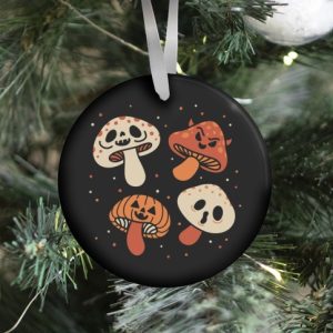 Spooky Mushrooms Ornament