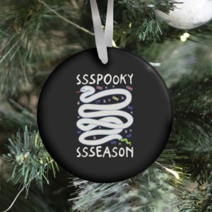 Ssspooky Ssseason Snake  Ornament
