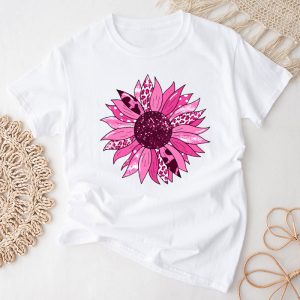 Breast Cancer Shirt Designs Sunflower Pink Perfect T-Shirt 1