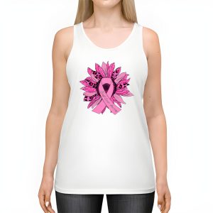 Sunflower Pink Breast Cancer Awareness Women Warrior Tank Top 2 1