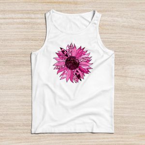 Breast Cancer Shirt Designs Sunflower Pink Perfect Tank Top 1