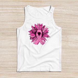 Breast Cancer Shirt Designs Sunflower Pink Perfect Tank Top 2