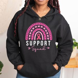 Support Squad Breast Cancer Awareness Survivor Pink Rainbow Hoodie 1 7