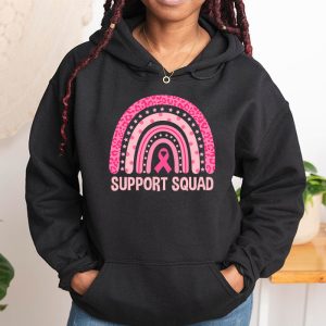 Support Squad Breast Cancer Awareness Survivor Pink Rainbow Hoodie 1 8
