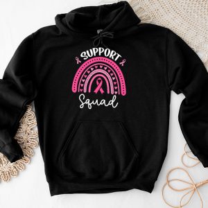 Support Squad Breast Cancer Awareness Survivor Pink Rainbow Hoodie 2 4