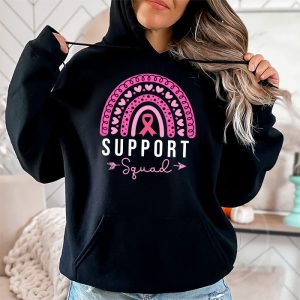 Support Squad Breast Cancer Awareness Survivor Pink Rainbow Hoodie 2 7