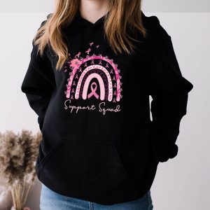 Support Squad Breast Cancer Awareness Survivor Pink Rainbow Hoodie 3 5