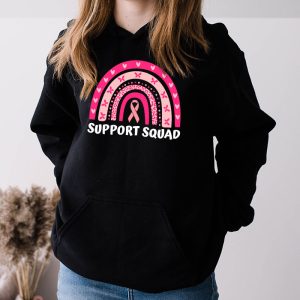 Support Squad Breast Cancer Awareness Survivor Pink Rainbow Hoodie 3 6