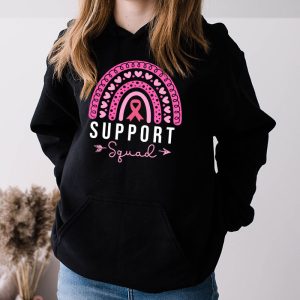 Support Squad Breast Cancer Awareness Survivor Pink Rainbow Hoodie 3 7