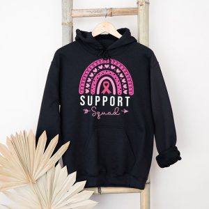 Support Squad Breast Cancer Awareness Survivor Pink Rainbow Hoodie 5 2