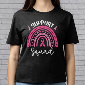 Support Squad Breast Cancer Awareness Survivor Pink Rainbow T Shirt 7 2