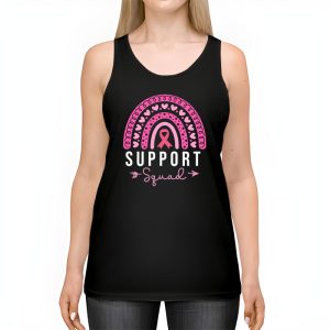 Support Squad Breast Cancer Awareness Survivor Pink Rainbow Tank Top 2 2