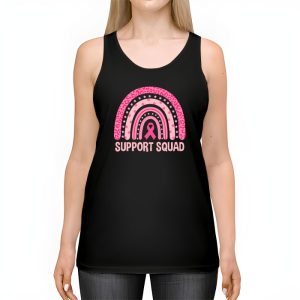 Support Squad Breast Cancer Awareness Survivor Pink Rainbow Tank Top 2 3