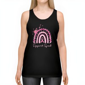 Support Squad Breast Cancer Awareness Survivor Pink Rainbow Tank Top 2