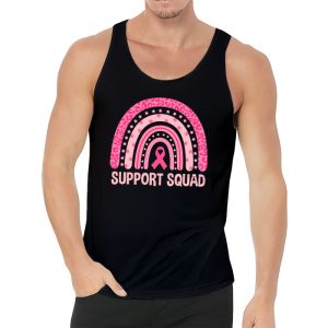 Support Squad Breast Cancer Awareness Survivor Pink Rainbow Tank Top 3 3