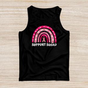 Breast Cancer Support Squad Awareness Survivor Pink Rainbow Tank Top 2