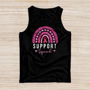 Breast Cancer Support Squad Awareness Survivor Pink Rainbow Tank Top 3