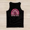 Support Squad Breast Cancer Awareness Survivor Pink Rainbow Tank Top