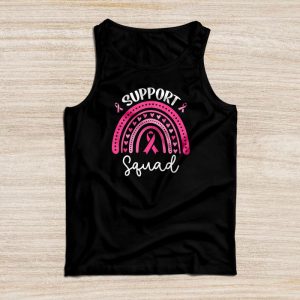 Breast Cancer Support Squad Awareness Survivor Pink Rainbow Tank Top 5