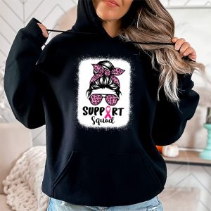 Support Squad Messy Bun Leopard Pink Breast Cancer Awareness Hoodie 2 8