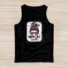 Support Squad Messy Bun Leopard Pink Breast Cancer Awareness Tank Top